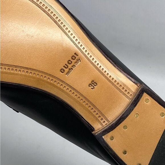 Gucci Brixton Leather Horsebit Loafers size 36 - Picture 14 of 14